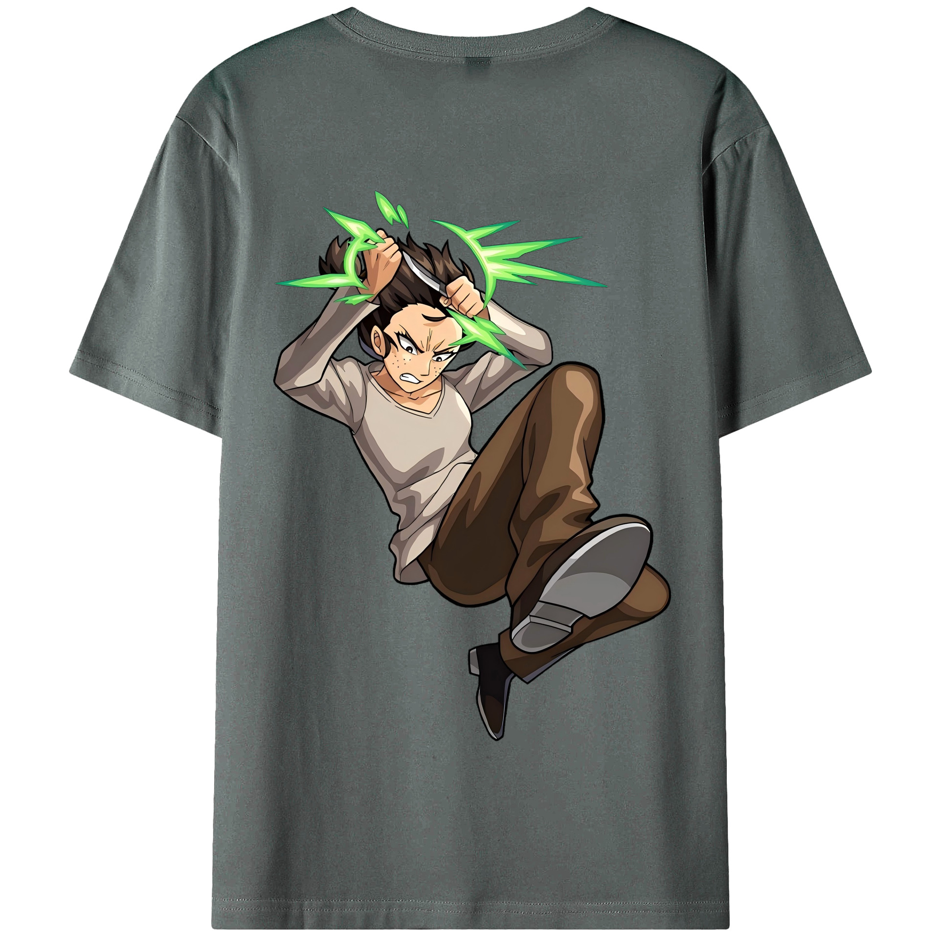 （画像用） 進撃の巨人 Attack on Titan 綿100％半袖Tシャツ（背面プリント）
